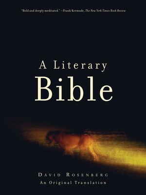 cover image of A Literary Bible